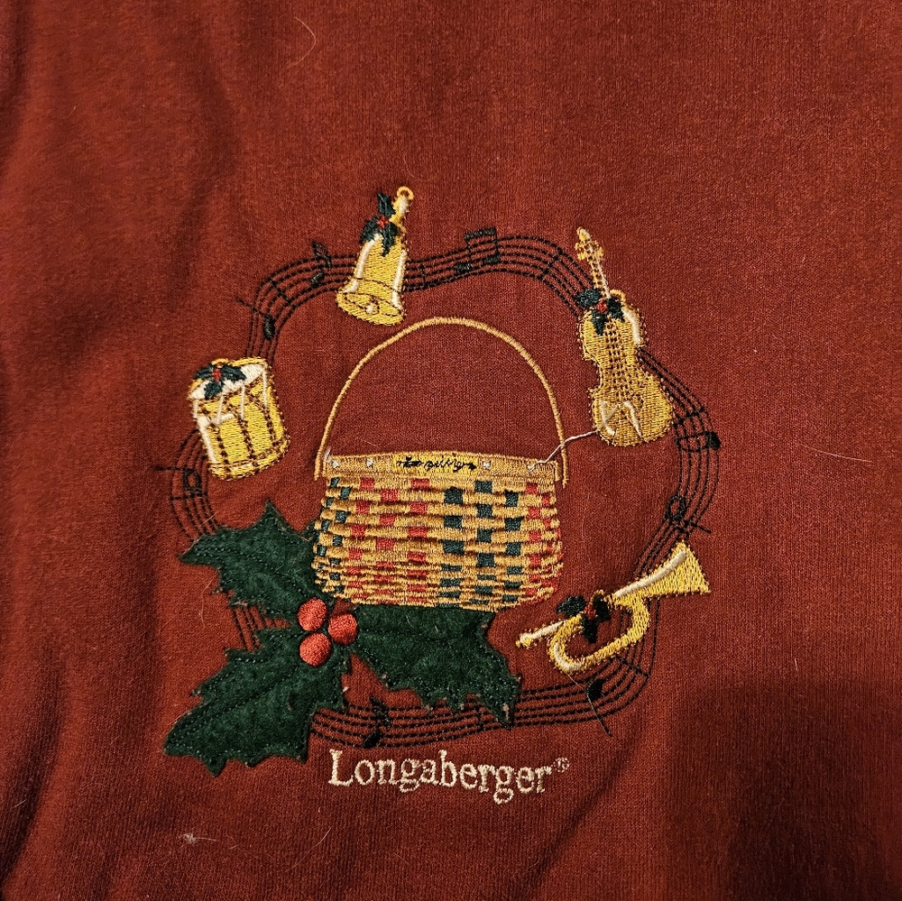 Longaberger Christmas Sweatshirt 2X